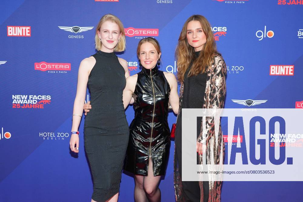 Klara Lange, Paula Kalenberg, Josephin Busch bei der Verleihung des New Faces Award am 11.05.2023 im Delphi Filmpalast in Berlin. Berlin Deutschland