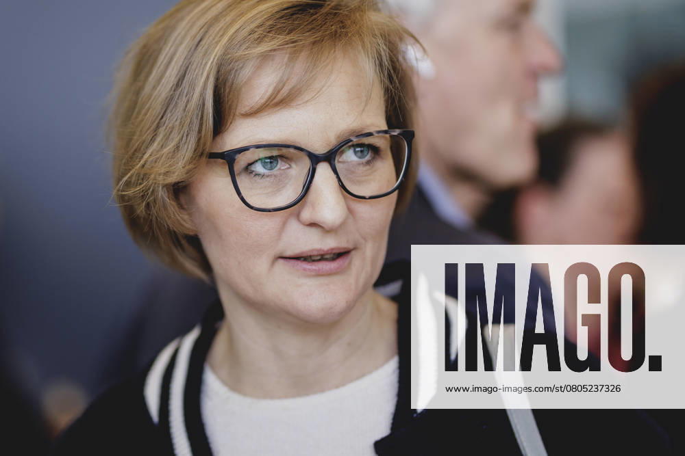 Franziska Brantner, Co-Vorsitzende von Buendnis 90 Die Gruenen, aufgenommen im Rahmen der Konstituierenden Fraktionssitzung von Buendnis 90 Die Gruenen nach der Bundestagswahl in Berlin, 25.02.2025. Berlin Deutschland