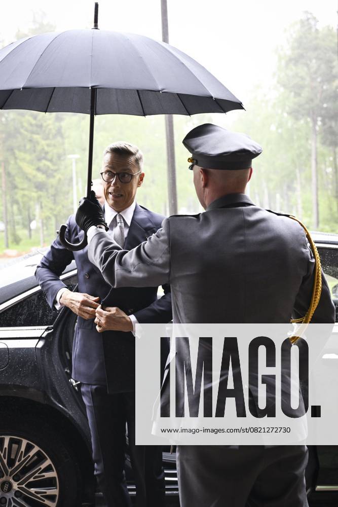 Finland s President Alexander Stubb arrives at the Hanaholmen Cultural Centre in Espoo, Finland on 2nd June, 2025. Espoo Finland