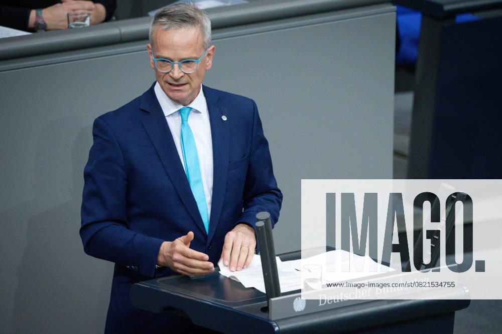 Deutscher Bundestag, 10. Plenarsitzung Markus Reichel (CDU) im Portrait bei seiner Rede zum Tagesordnungspunkt Aufhebung des Lieferkettensorgfaltspflichtengesetz bei der 10. Sitzung des Deutschen Bundestag in Berlin, 05.06.2025 Berlin Berlin Deutschland
