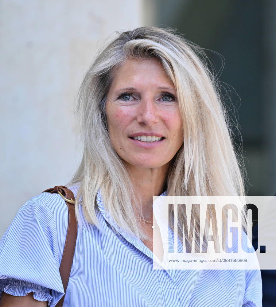 French government weekly cabinet meeting PARIS, FRANCE - AUGUST 27: French Minister for Sports, Youth, and Community Life Marie Barsacq leaves following the weekly cabinet meeting at the Elysee Palace in Paris, France on August 27, 2025. Mustafa Yalcin Anadolu Paris France. Editorial use only. Please get in touch for any other usage.