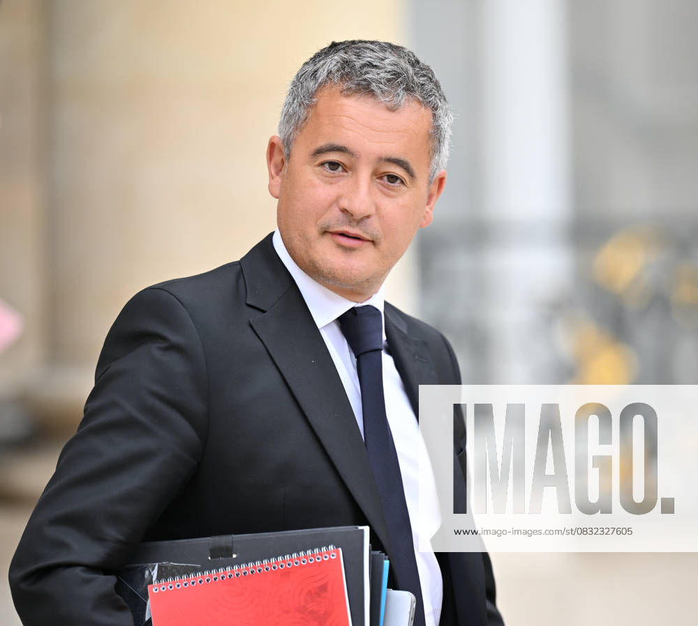 French government weekly cabinet meeting PARIS, FRANCE - SEPTEMBER 3: French Minister of Justice Gerald Darmanin leaves following the weekly cabinet meeting at the Elysee Palace in Paris, France on September 3, 2025. Mustafa Yalcin Anadolu Paris France. Editorial use only. Please get in touch for any other usage.
