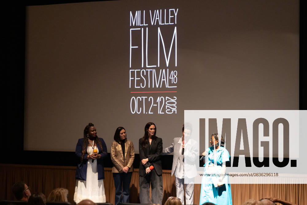 48th Mill Valley Film Festival - Special Screening Charliebird Shaki Alliu, Maria Peyramaure, Samantha Smart, Libby Ewing and Bri anna Moore attend the screening of Charliebird during the 48th Mill Valley Film Festival at the Christopher B. Smith Rafael Film Center on October 04, 2025 in San Rafael, California. San Rafael San Rafael Film Center California USA