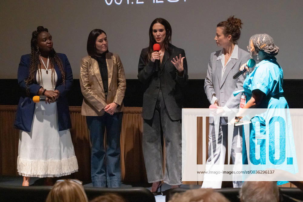 48th Mill Valley Film Festival - Special Screening Charliebird Shaki Alliu, Maria Peyramaure, Samantha Smart, Libby Ewing and Bri anna Moore attend the screening of Charliebird during the 48th Mill Valley Film Festival at the Christopher B. Smith Rafael Film Center on October 04, 2025 in San Rafael, California. San Rafael San Rafael Film Center California USA