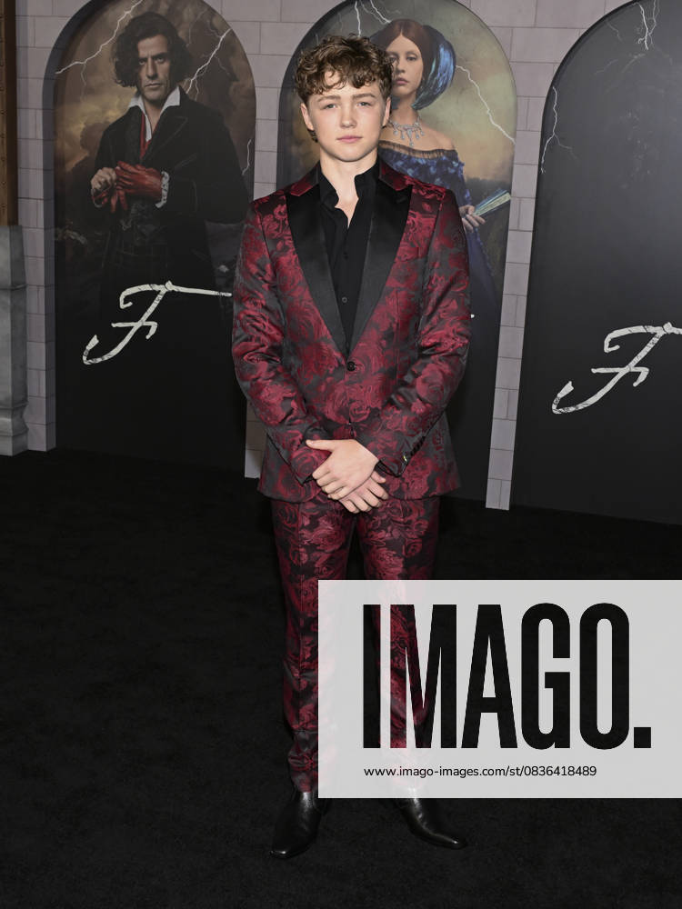 Canadian actor and voice actor CHRISTIAN CONVERY attends Los Angeles red carpet premiere of Netflix s Frankenstein Los Angeles USA - ZUMAb173 20251006_aap_b173_038
