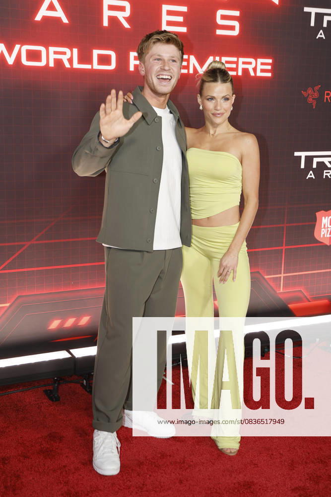 Robert Irwin, Witney Carson at the World Premiere of Tron Ares at the TCL Chinese Theatre IMAX Los Angeles USA - ZUMAg107 20251006_zep_g107_207