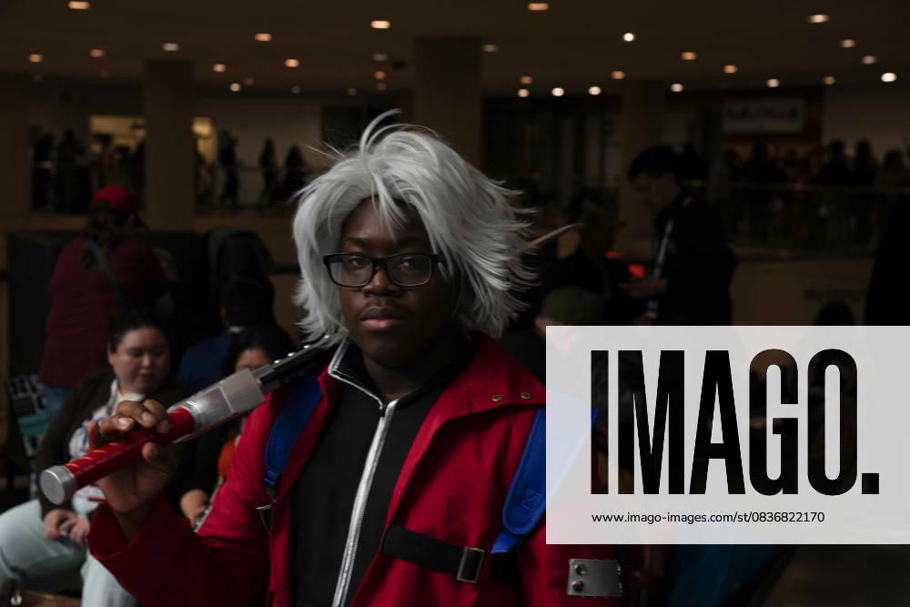 An attendee in cosplay at the New York Comic Con at the Jacob K. Javits Convention Center on October 10, 2025 in New York. New York USA - ZUMAb148 20251010_zap_b148_034