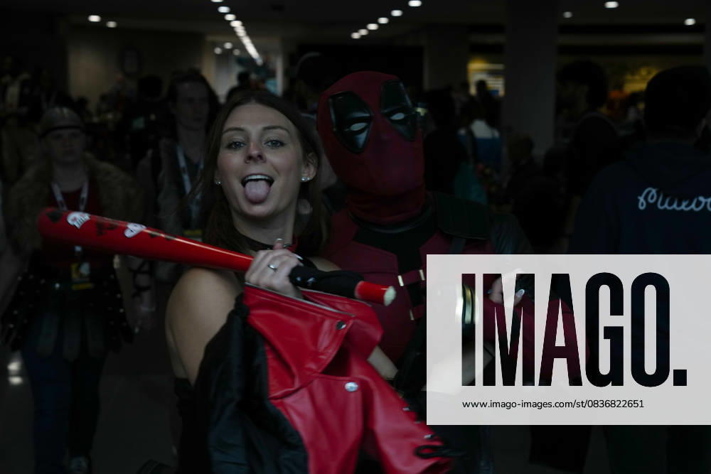An attendee in cosplay at the New York Comic Con at the Jacob K. Javits Convention Center on October 10, 2025 in New York. New York USA - ZUMAb148 20251010_zap_b148_040