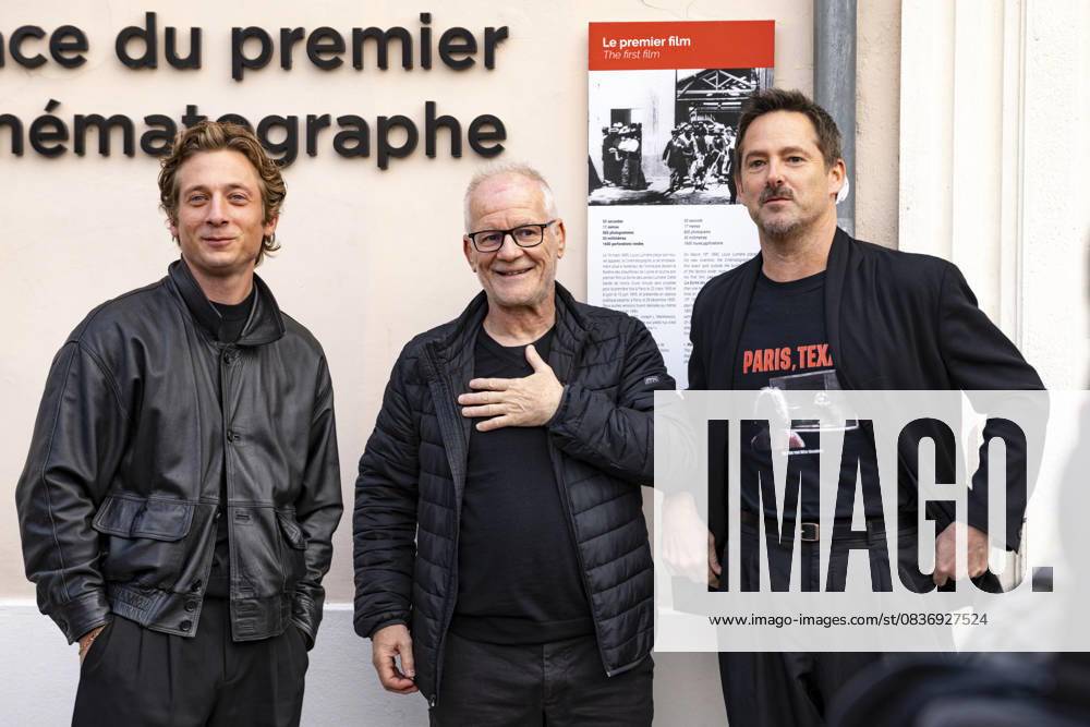 PEOPLE: Festival Lumiere - Lyon 12 10 2025 Thierry Frà maux accueille Scott Cooper et Jeremy Allen White qui prà sentent en avant-premiere le film Walt Disney Springsteen : deliver me from nowherelors du Festival Lumiere 2025 à Lyon le 12 10 2025. Photo Sandrine Thesillat PsNewZ