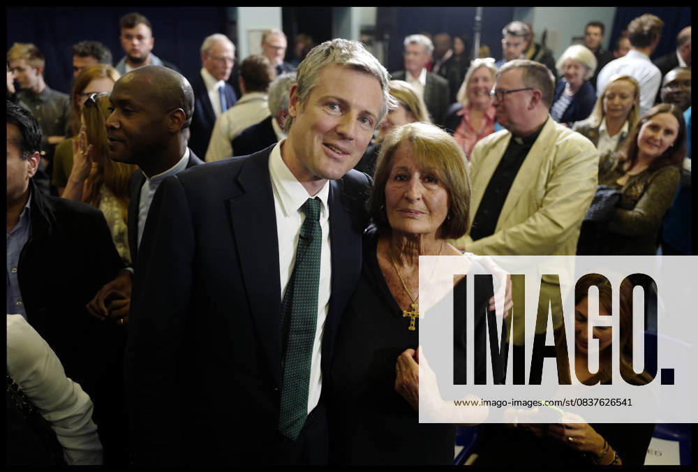 London, United Kingdom. Zac Goldsmith 24 Hour Campaign. The Conservative Party Mayoral Candidate Zac Goldsmith on his 24 hour Mayoral election campaign around London. Zac Goldsmith is joined by The Prime Minister David Camerona dn The London Mayor Boris Johnson at a rally in Richmond. Zac with his mother Lady Annabel Goldsmith