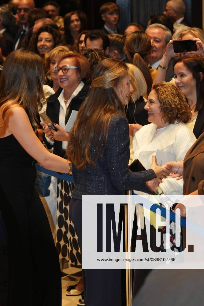 Spanish King Felipe VI and Queen Letizia with Princess Leonor de Borbon and Sofia de Borbon during the celebration of the 33th edition of the concert of the Princess of Asturias Awards 2025 in Oviedo, on Thursday 23 October 2025. Cordon Press