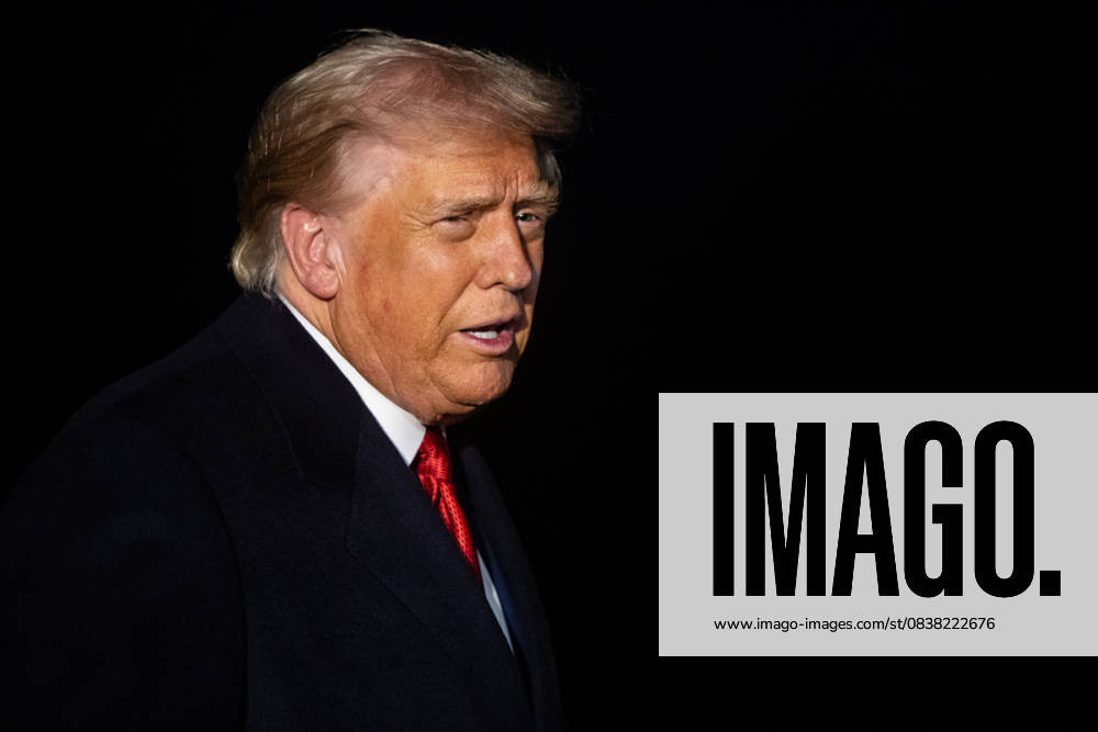 President Donald Trump speaks with reporters as he departs for a trip to Asia on the South Lawn of the White House in Washington, DC on Friday, October 24, 2025. Trump is expected to meet with Chinese President Xi Jinping to discuss a trade deal, Prime Minister of Malaysia Anwar bin Ibrahim, Japan s new prime minister Sanae Takaichi and several other Asian leaders at the Association of Southeast Asian Nations (ASEAN). WASP20251024113 FrancisxChung