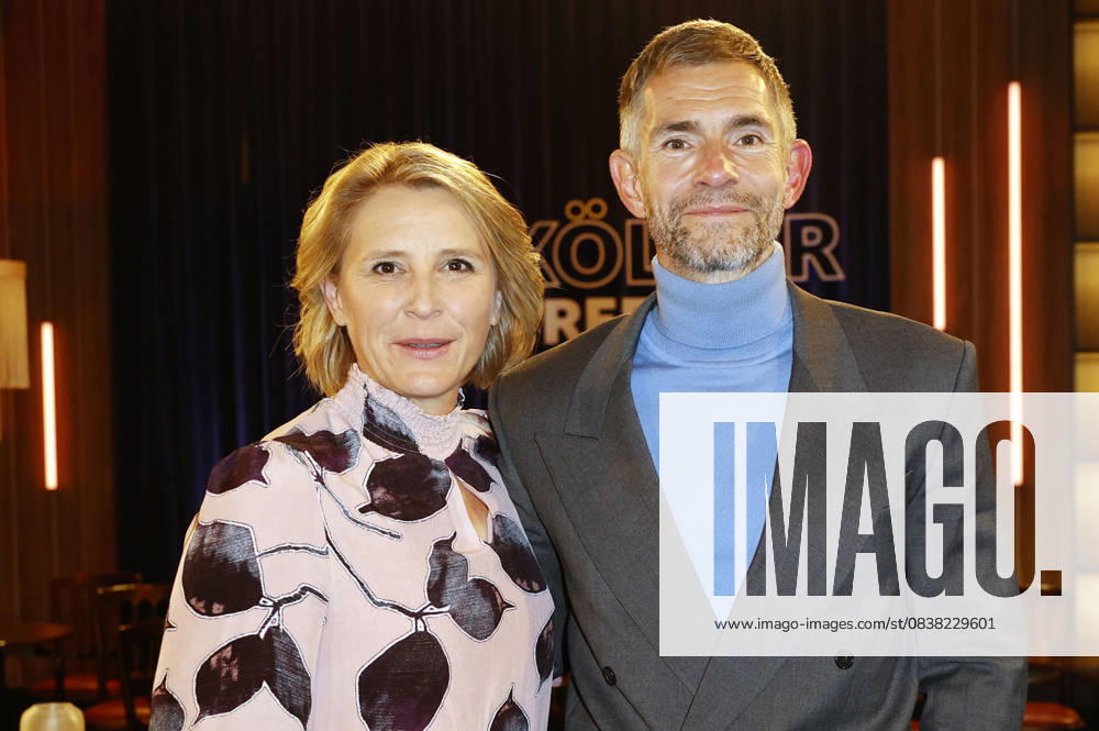Susan Link und Micky Beisenherz bei der Aufzeichnung der WDR-Talkshow Kölner Treff im WDR Studio BS 3. Köln