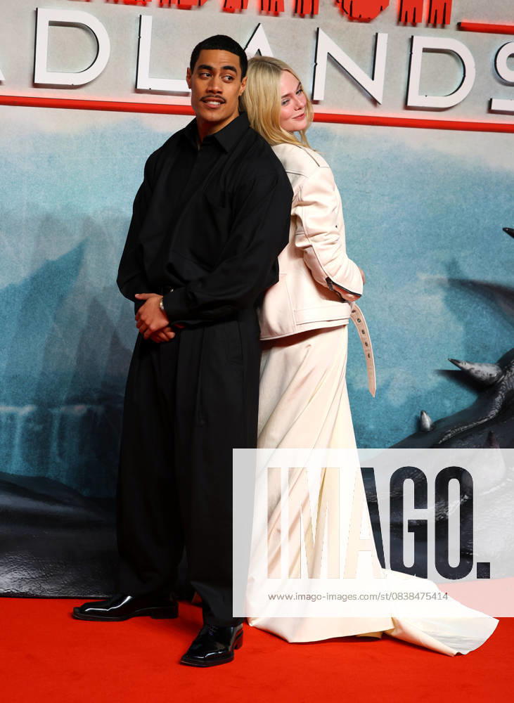 Dimitrius Schuster-Koloamatangi and Elle Fanning attend the UK Special Screening of Predator: Badlands at BFI IMAX. London United Kingdom - ZUMAs197 20251027_aaa_s197_085