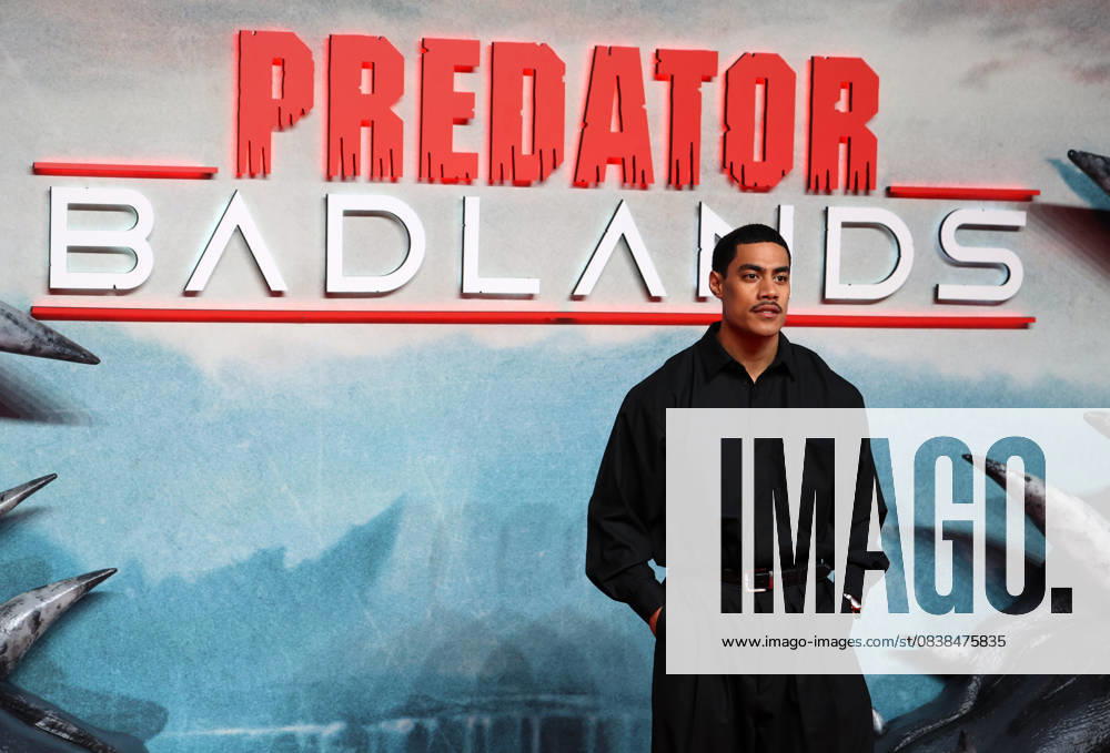 Dimitrius Schuster-Koloamatangi attends the UK Special Screening of Predator: Badlands at BFI IMAX. London United Kingdom - ZUMAs197 20251027_aaa_s197_097