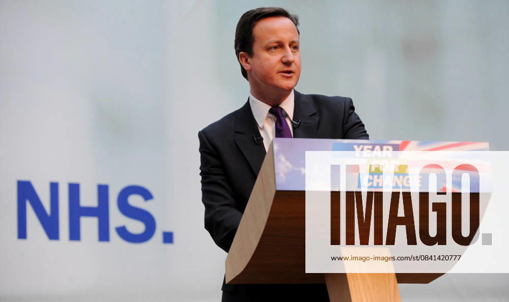 London, United Kingdom. David Cameron diagnosed with prostate cancer. Former Prime Minister David Cameron has today annoucned in an interview with The Sunday Times that he has been diagnosed with Prostate Cancer. Lord Cameron says the test came following his wife Samantha listening to an interview on the radio which spurred him on to get a test in 2024. Leader of the Conservative Party David Cameron is joined by Shadow Chancellor George Osbourne to make a speech on the NHS budget at the Royal Horticultural Halls and Conference Centre. 04 01 2010.