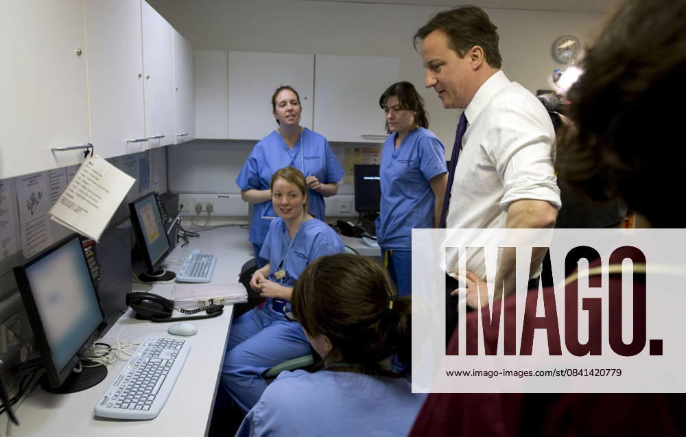 London, United Kingdom. David Cameron diagnosed with prostate cancer. Former Prime Minister David Cameron has today annoucned in an interview with The Sunday Times that he has been diagnosed with Prostate Cancer. Lord Cameron says the test came following his wife Samantha listening to an interview on the radio which spurred him on to get a test in 2024. Leader of the Conservative Party David Cameron speaks with staff during a visit to the Teenage Cancer Trust Ward at the University College Hospital in London. 05 04 2010.
