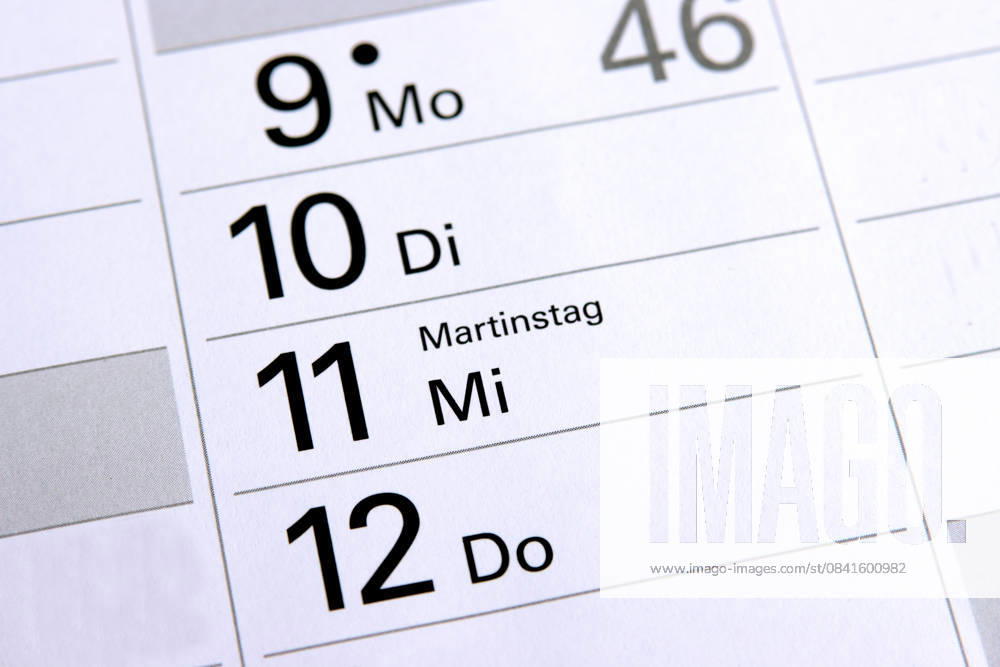 Am 11. November ist Martinstag