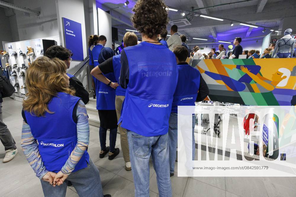 Illustration picture taken during the opening of the Decathlon City sports goods store in Brussels on Thursday 11 December 2025. NICOLASxMAETERLINCK 148140484