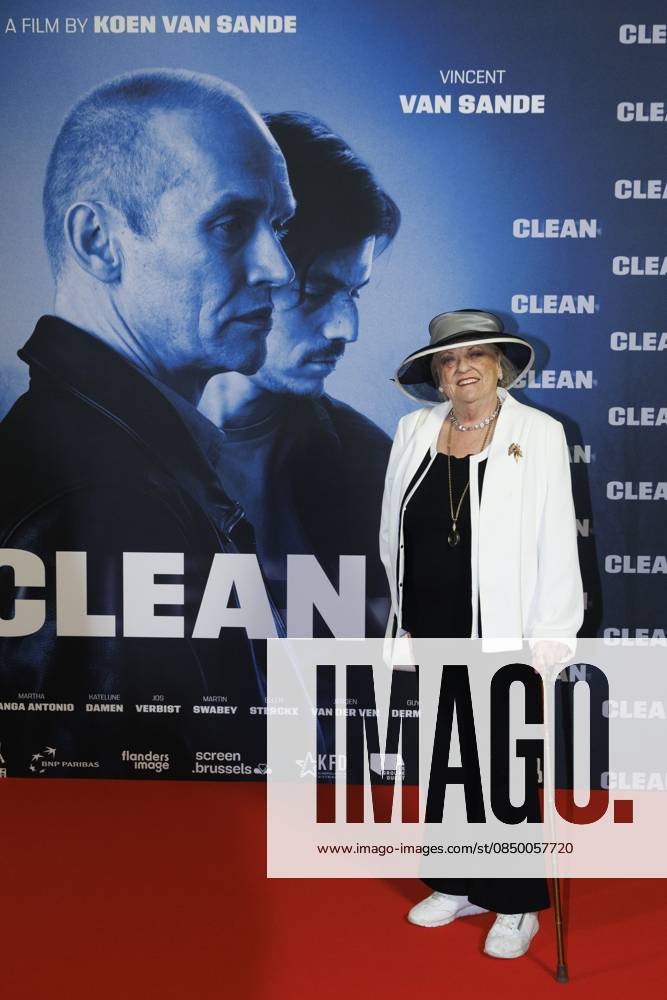 Actress Viviane De Muynck pictured during the Premiere of the film Clean , in Antwerp Kinepolis, on Monday 09 March 2026. The movie will be released in Flemish cinemas on March 11th, it is an intense family drama about a police officer and his heroin-addicted brother who reappears during Christmas celebrations. NICOLASxMAETERLINCK 167007840