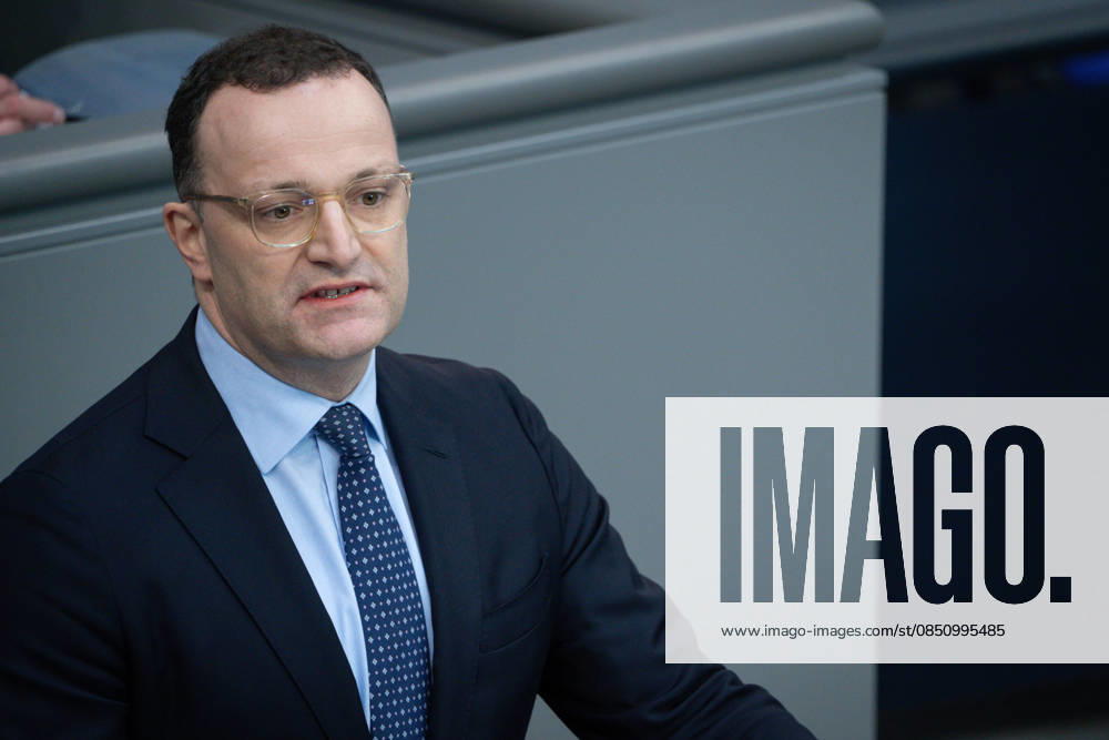 Deutscher Bundestag, 64. Plenarsitzung Jens Spahn (CDU) im Portrait bei seiner Rede zum Tagesordnungspunkt Regierungserklaerung zum Europaeischen Rat bei der 64. Sitzung des Deutschen Bundestag in Berlin, 18.03.2026 Berlin Berlin Deutschland