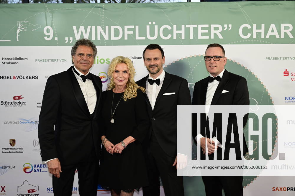 Victoria Herrmann mit Ehemann David Böthig bei der 9. Windflüchter Charity Gala 2026 zu Gunsten der Stiftung Betroffen˜ im Störtebeker Brauquartier. Stralsund