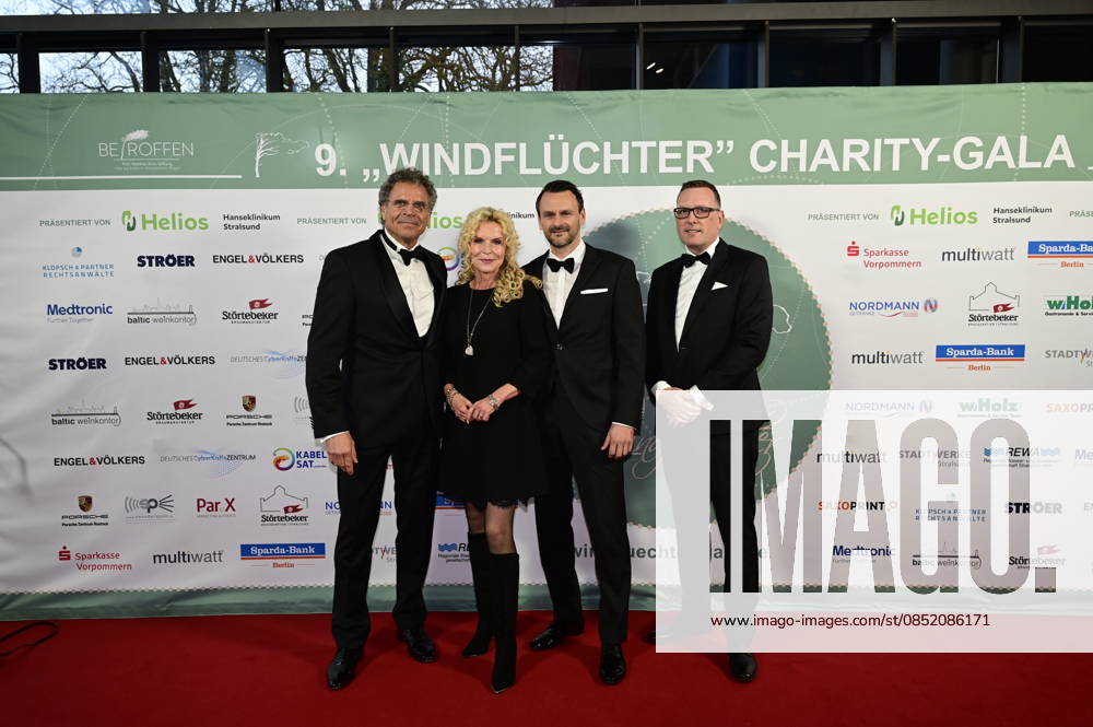 Victoria Herrmann mit Ehemann David Böthig bei der 9. Windflüchter Charity Gala 2026 zu Gunsten der Stiftung Betroffen˜ im Störtebeker Brauquartier. Stralsund