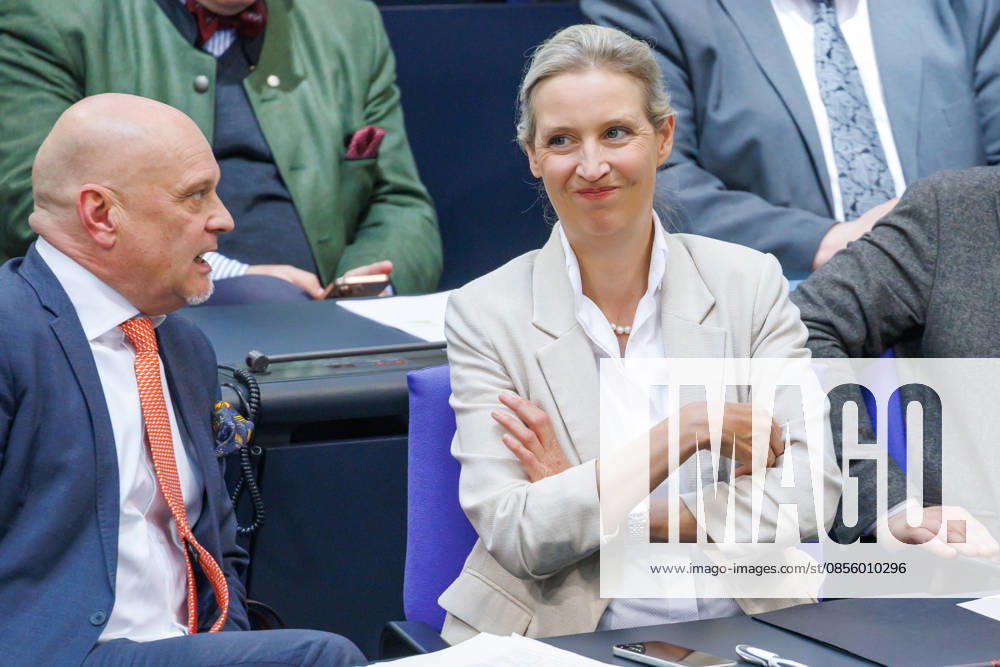 Bundestag Alice Weidel (AfD) im Deutschen Bundestag am 08.05.26 in Berlin. Berlin Berlin Deutschland Bundestag