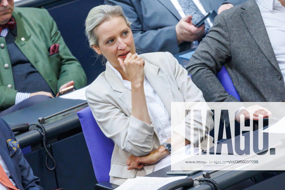 Bundestag Alice Weidel (AfD) im Deutschen Bundestag am 08.05.26 in Berlin. Berlin Berlin Deutschland Bundestag