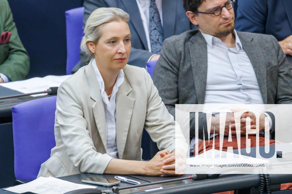 Bundestag Alice Weidel (AfD) im Deutschen Bundestag am 08.05.26 in Berlin. Berlin Berlin Deutschland Bundestag