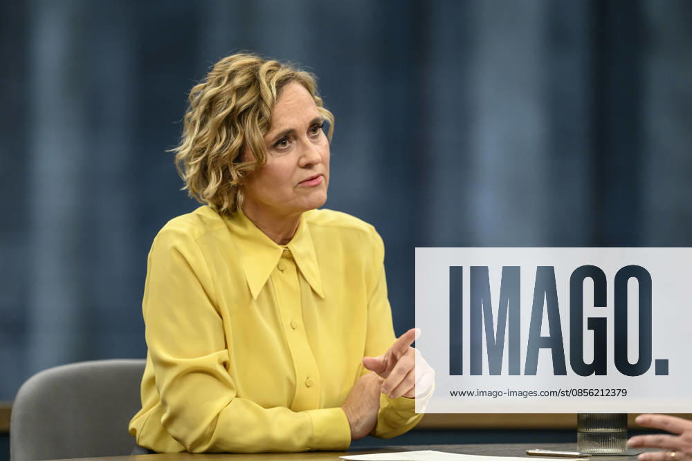 Im Bild v.l.: Caren Miosga, GER, Berlin, Studio, zu Gast bei - Caren Miosga, Polittalk, TV, Format, Aufzeichnung, aufgezeichnet, Das Erste, aus Adlershof - am Studio 20, Thema: Wie will die SPD Vertrauen zurückgewinnen, Frau Schwesig? 10.05.2026