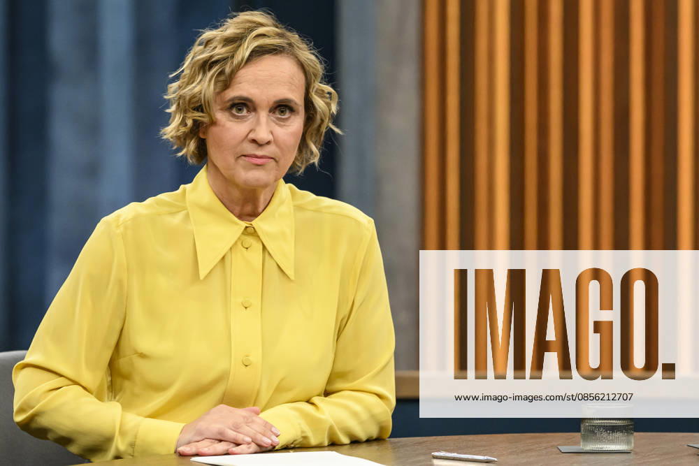 Im Bild v.l.: Caren Miosga, GER, Berlin, Studio, zu Gast bei - Caren Miosga, Polittalk, TV, Format, Aufzeichnung, aufgezeichnet, Das Erste, aus Adlershof - am Studio 20, Thema: Wie will die SPD Vertrauen zurückgewinnen, Frau Schwesig? 10.05.2026