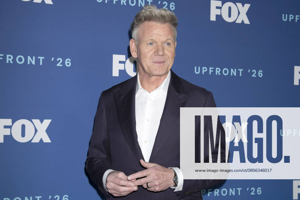 Gordon Ramsay bei der Fox Programmpräsentation 2026 im New York City Center. New York