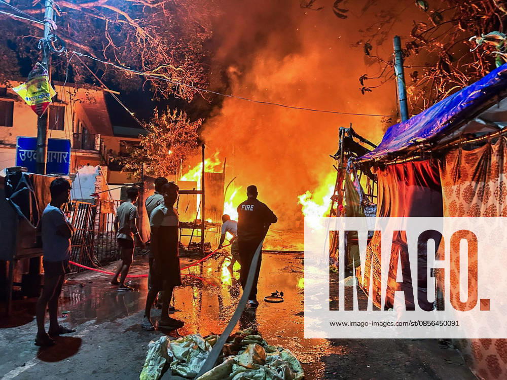 Firefighting operations underway after a fire breaks out in several shops in the Old Tank area of ‹‹Tanakpur due to a suspected short circuit Champawat, May 13 (ANI): Firefighting operations underway after a fire breaks out in several shops in the Old Tank area of ‹‹Tanakpur due to a suspected short circuit, in Champawat on Wednesday. Champawat Uttarakhand India