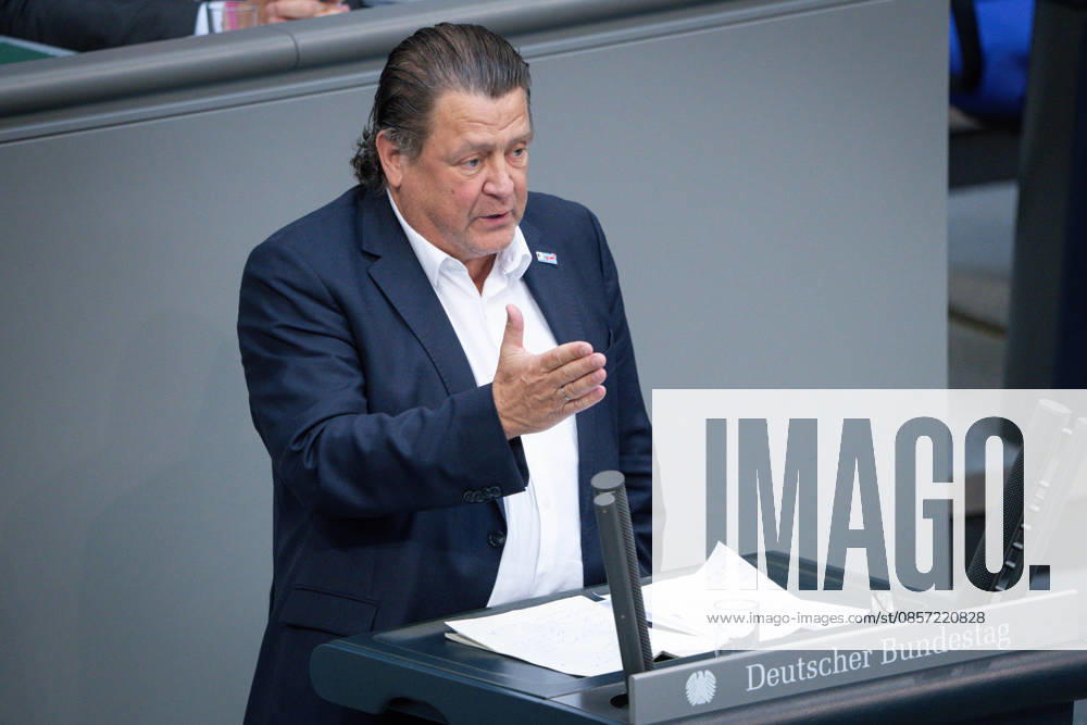Deutscher Bundestag, 80. Plenarsitzung Stephan Brandner (AfD) im Portrait bei seiner Rede zum Tagesordnungspunkt Einsetzung eines UA: Angriff auf die Nordstream-Pipelines bei der 80. Sitzung des Deutschen Bundestag in Berlin, 21.05.2026 Berlin Berlin Deutschland