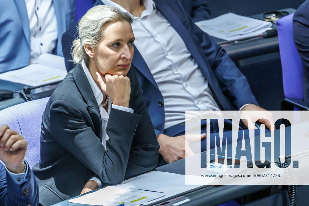 Bundestag Alice Weidel (AfD) im Deutschen Bundestag am 22.05.26 in Berlin. Berlin Berlin Deutschland Bundestag