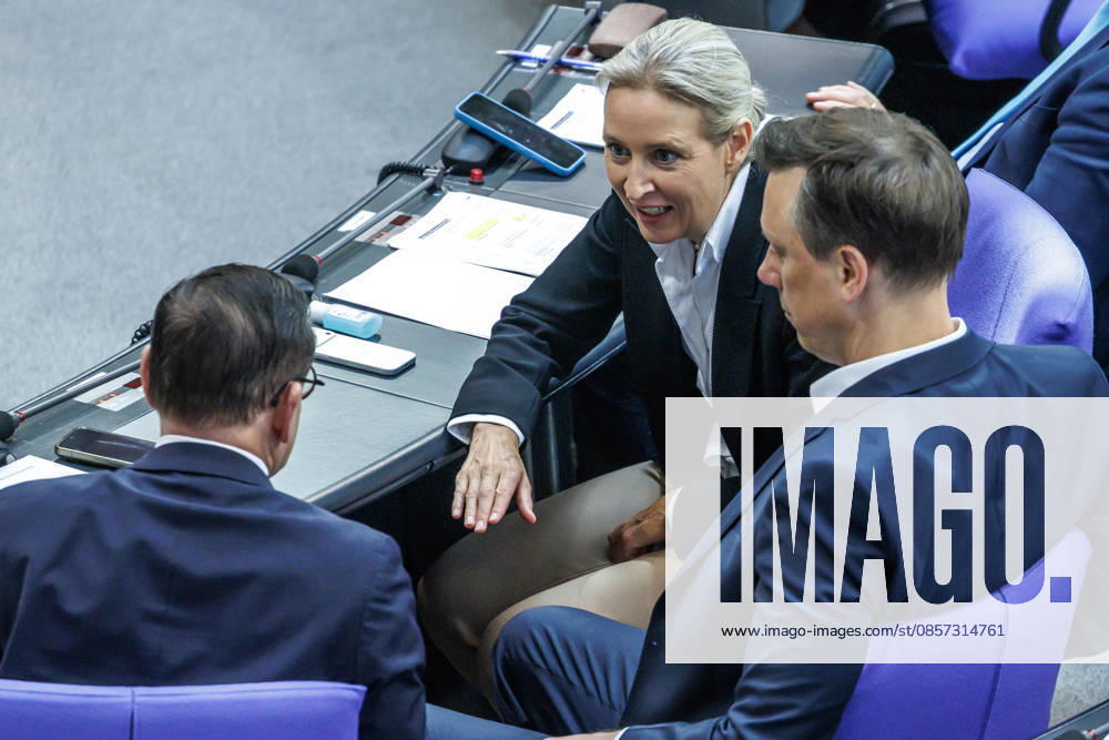 Bundestag Alice Weidel (AfD) im Deutschen Bundestag am 22.05.26 in Berlin. Berlin Berlin Deutschland Bundestag