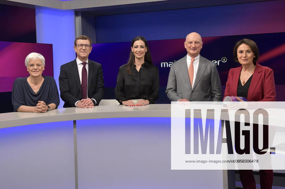 In der ARD-Talkshow maischberger im Studio Berlin Adlershof. Berlin