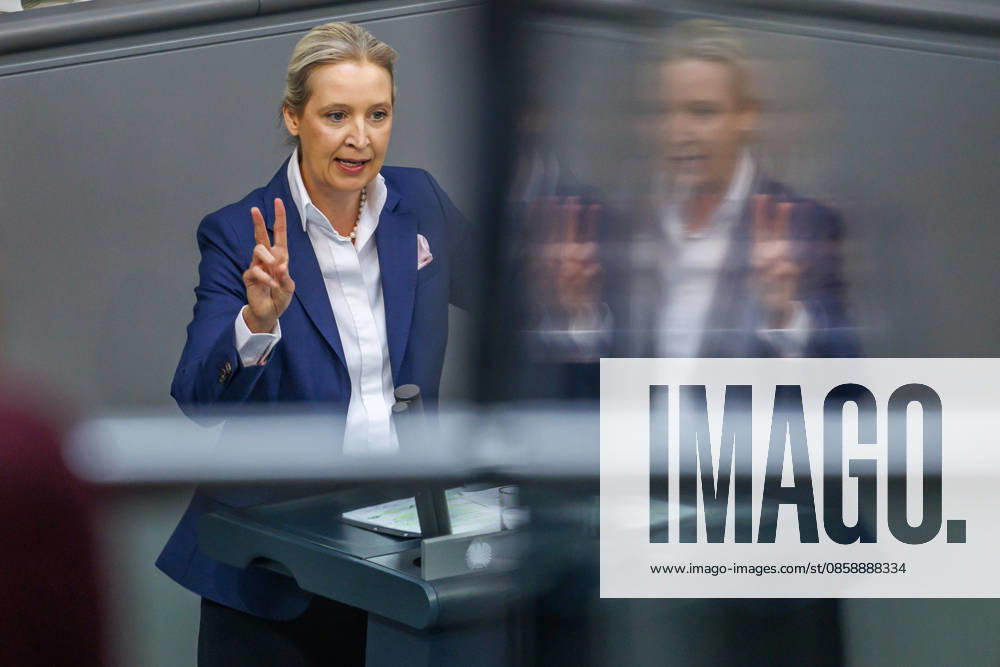 Bundestag Alice Weidel (AfD) im Deutschen Bundestag am 11.06.26 in Berlin. Berlin Berlin Deutschland Bundestag