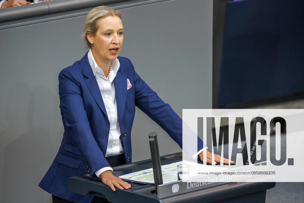Bundestag Alice Weidel (AfD) im Deutschen Bundestag am 11.06.26 in Berlin. Berlin Berlin Deutschland Bundestag