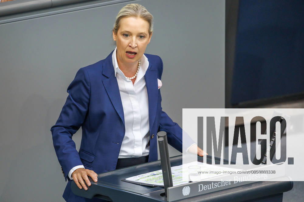 Bundestag Alice Weidel (AfD) im Deutschen Bundestag am 11.06.26 in Berlin. Berlin Berlin Deutschland Bundestag