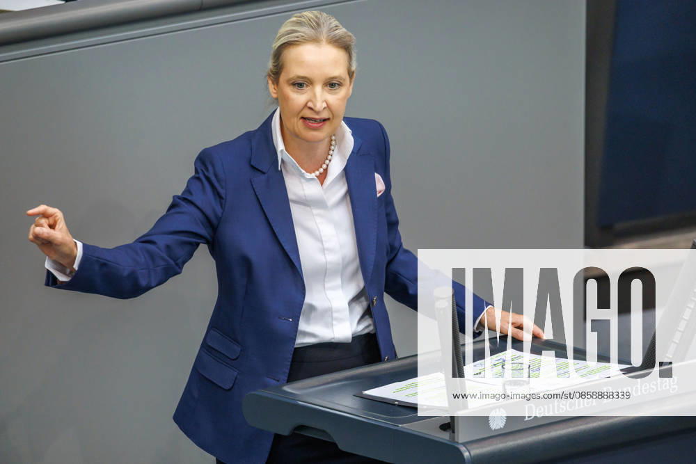 Bundestag Alice Weidel (AfD) im Deutschen Bundestag am 11.06.26 in Berlin. Berlin Berlin Deutschland Bundestag