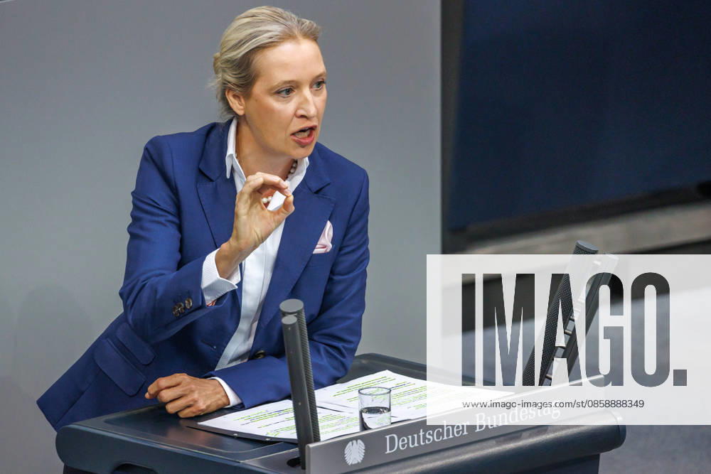 Bundestag Alice Weidel (AfD) im Deutschen Bundestag am 11.06.26 in Berlin. Berlin Berlin Deutschland Bundestag