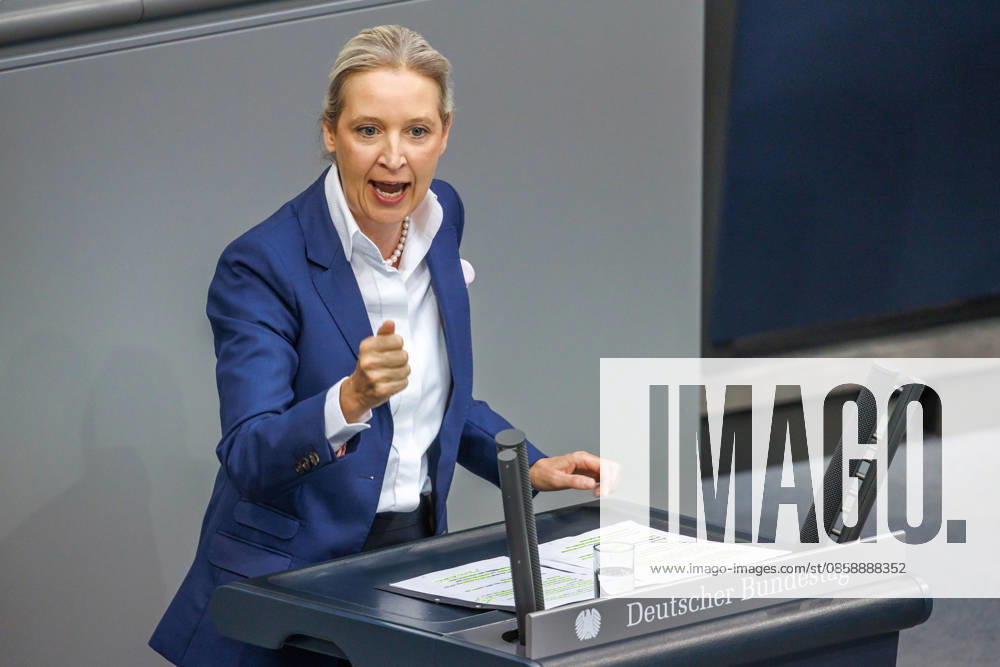 Bundestag Alice Weidel (AfD) im Deutschen Bundestag am 11.06.26 in Berlin. Berlin Berlin Deutschland Bundestag