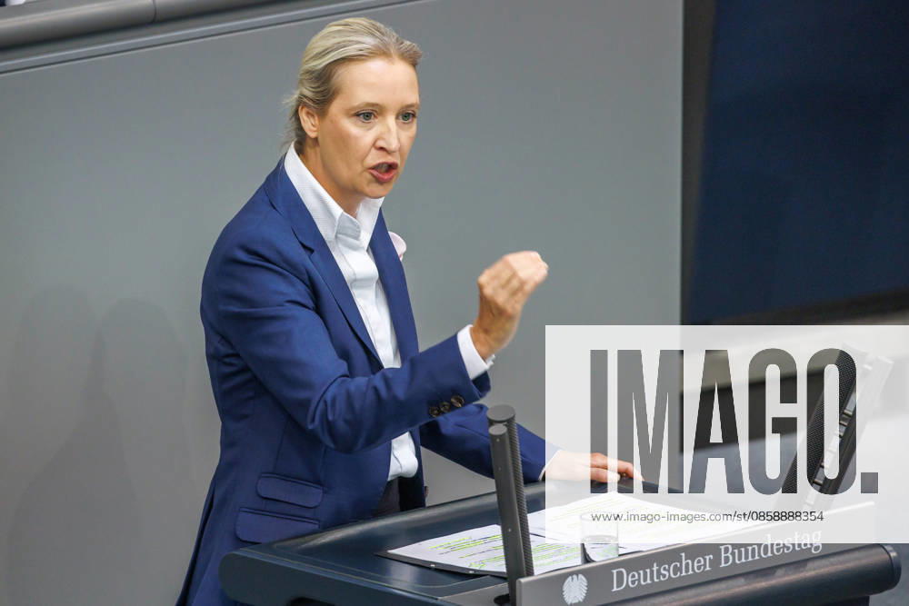 Bundestag Alice Weidel (AfD) im Deutschen Bundestag am 11.06.26 in Berlin. Berlin Berlin Deutschland Bundestag