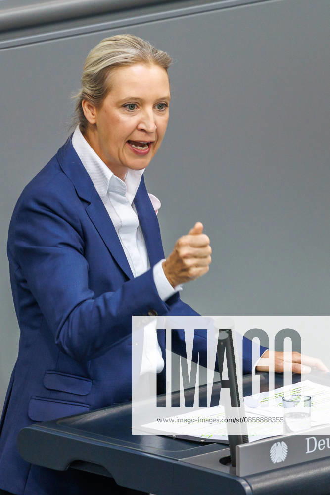 Bundestag Alice Weidel (AfD) im Deutschen Bundestag am 11.06.26 in Berlin. Berlin Berlin Deutschland Bundestag