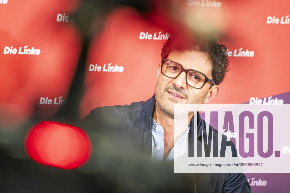 Luigi Pantisano EUR, Deutschland, Berlin, 06.07.2026: Pressekonferenz von Luigi Pantisano Vorsitzender der Partei Die Linke im Karl-Liebknecht-Haus zu aktuellen Themen.