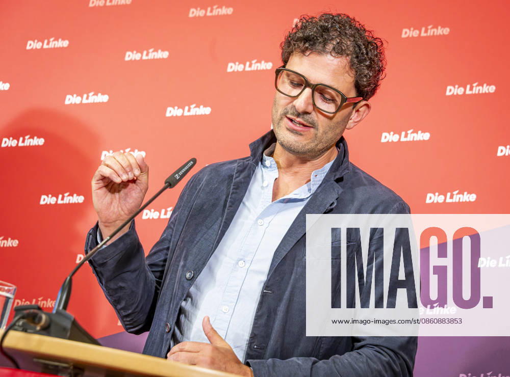 Luigi Pantisano EUR, Deutschland, Berlin, 06.07.2026: Pressekonferenz von Luigi Pantisano Vorsitzender der Partei Die Linke im Karl-Liebknecht-Haus zu aktuellen Themen.