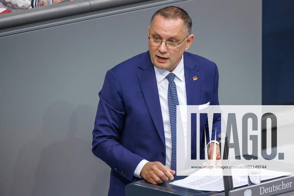 Bundestag Tino Chrupalla (AfD) im Deutschen Bundestag am 09.07.26 in Berlin. Berlin Berlin Deutschland Bundestag
