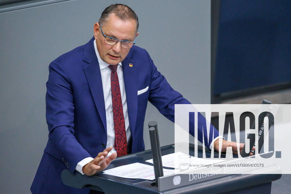 Bundestag Tino Chrupalla (AfD) im Deutschen Bundestag am 09.09.26 in Berlin. Berlin Berlin Deutschland Bundestag